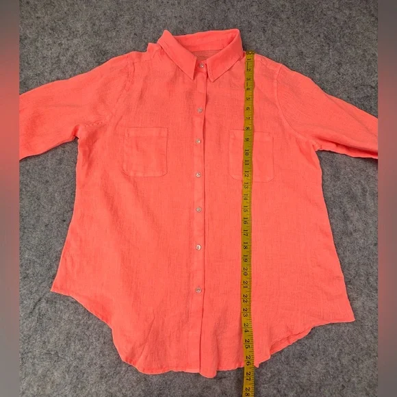 Lilly Pulitzer | 100% Linen | Button Down | Women’s Large - Picture 9 of 9